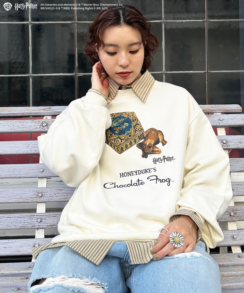 【Harry Potter】ハニーデュークス フロントモチーフプルオーバー 詳細画像 ネイビー 1