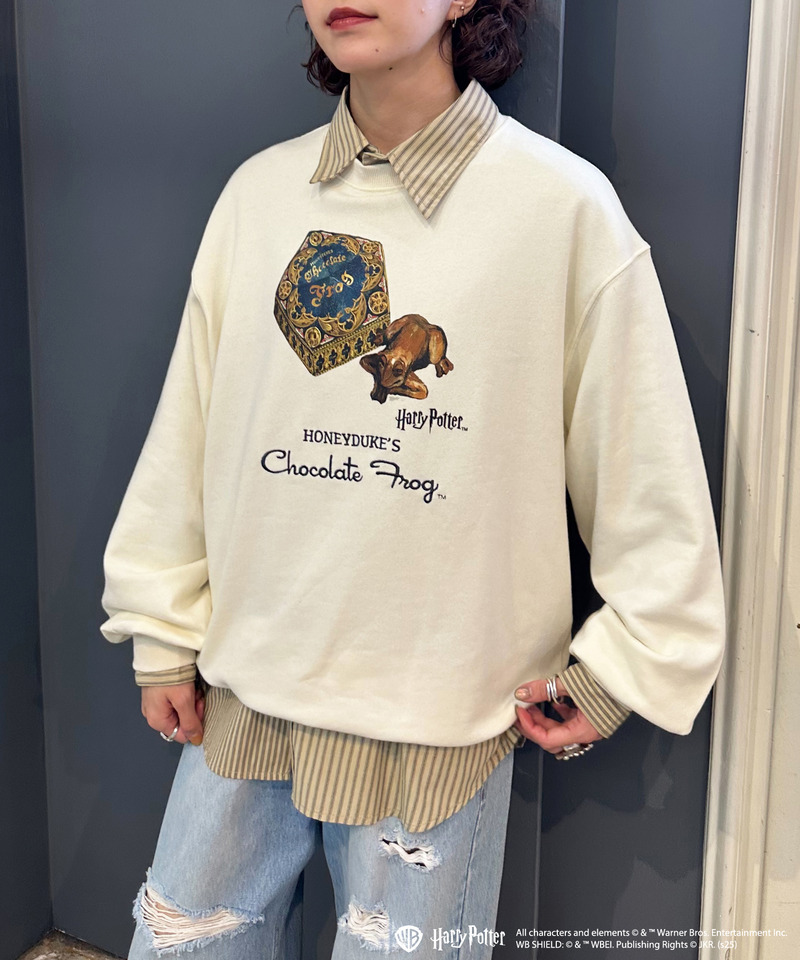 【Harry Potter】ハニーデュークス フロントモチーフプルオーバー 詳細画像 ネイビー 4