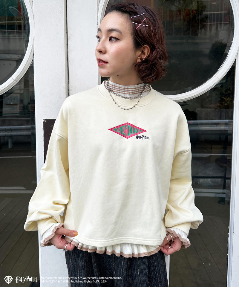 【Harry Potter】ハニーデュークス バックプリントプルオーバー 詳細画像 オフホワイト 2
