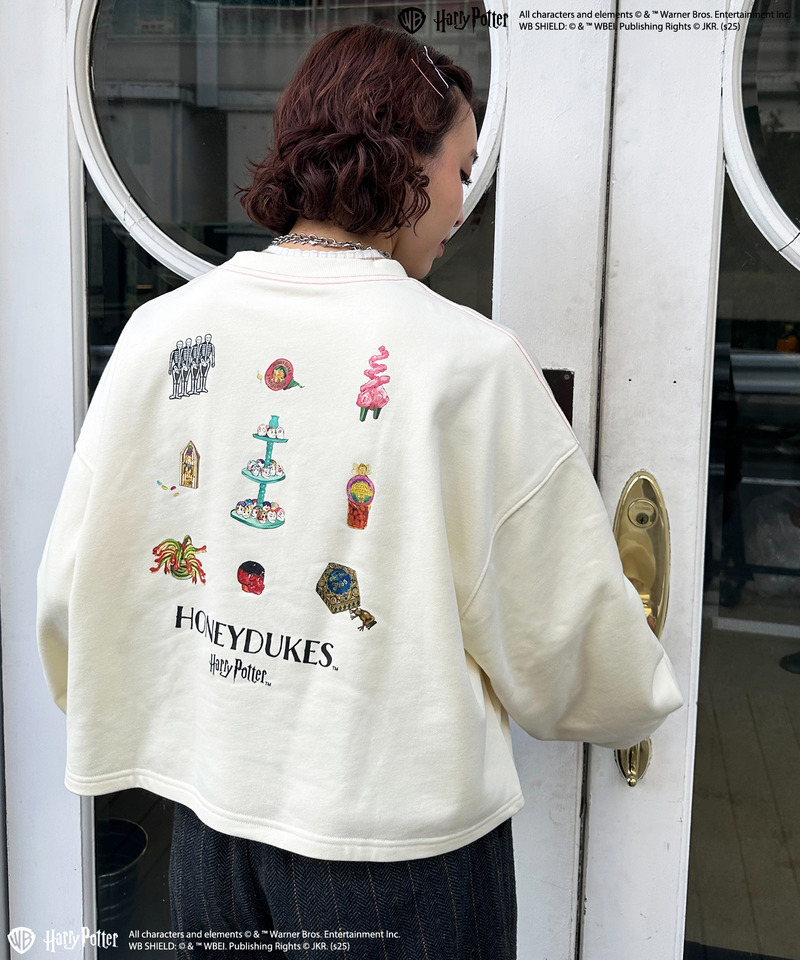 【Harry Potter】ハニーデュークス バックプリントプルオーバー 詳細画像 オフホワイト 3