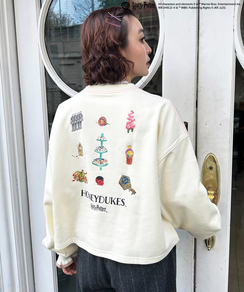 【Harry Potter】ハニーデュークス バックプリントプルオーバー 詳細画像 オフホワイト 8