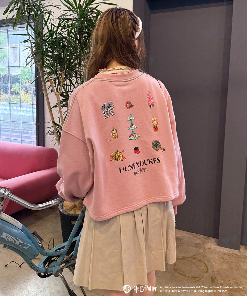 【Harry Potter】ハニーデュークス バックプリントプルオーバー 詳細画像 ピンク 4
