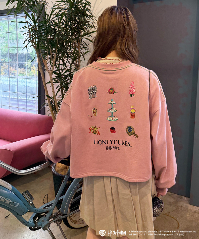 【Harry Potter】ハニーデュークス バックプリントプルオーバー 詳細画像 ピンク 5