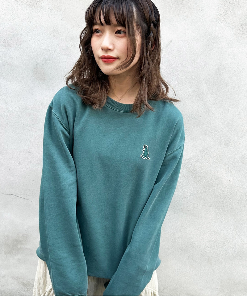 【m:rex】トンプキン裏毛プルオーバー 詳細画像 グリーン 4