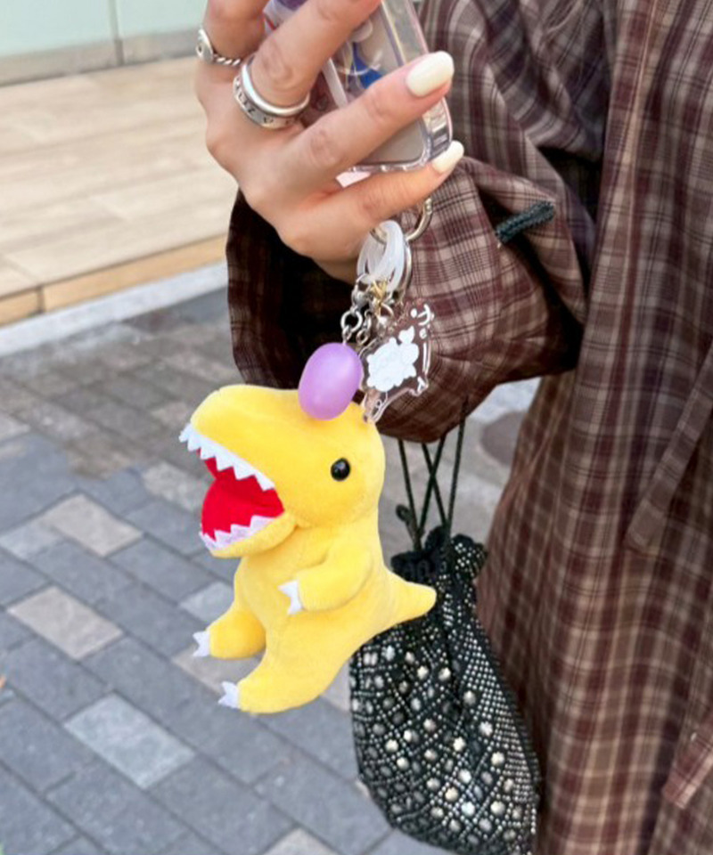 【m:rex】ぬいぐるみキーホルダー 詳細画像 イエロー 2