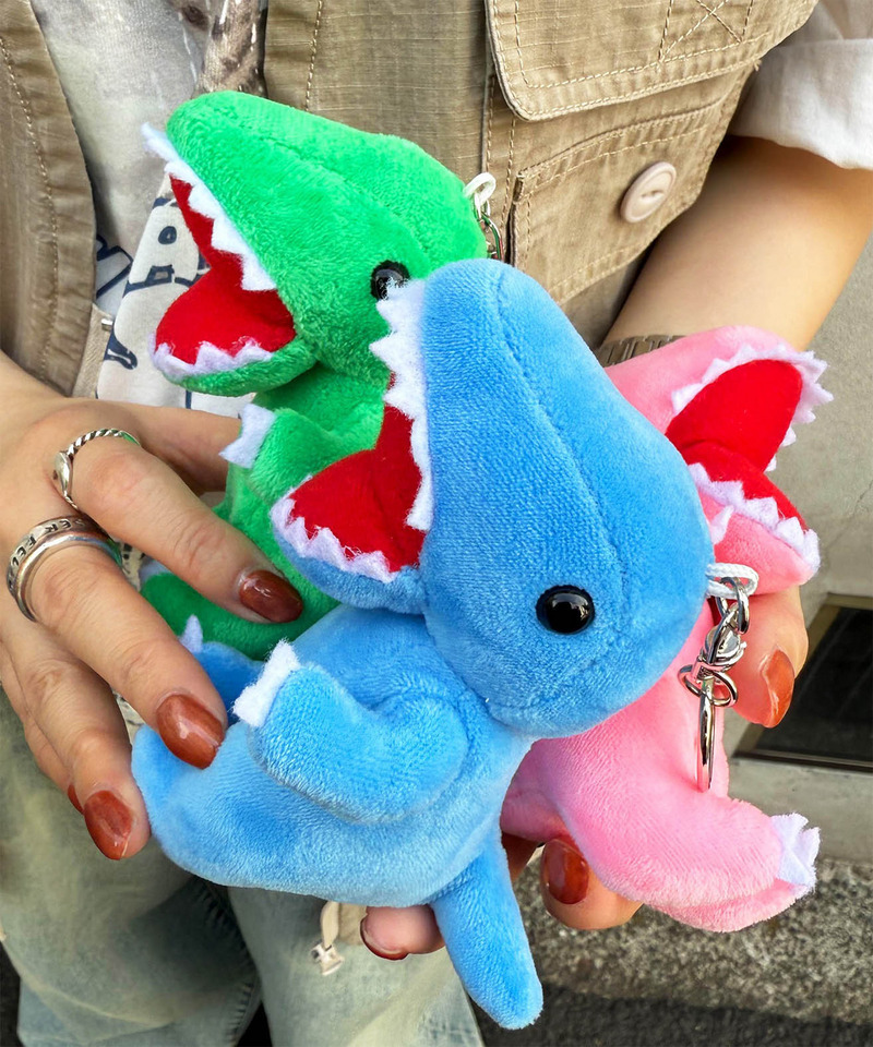 【m:rex】ぬいぐるみキーホルダー 詳細画像 ブルー 1
