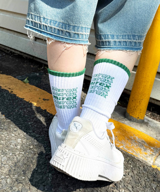 【m:rex】BACKロゴソックス