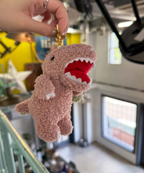 【m:rex】もこもこ恐竜ぬいぐるみキーホルダー 詳細画像
