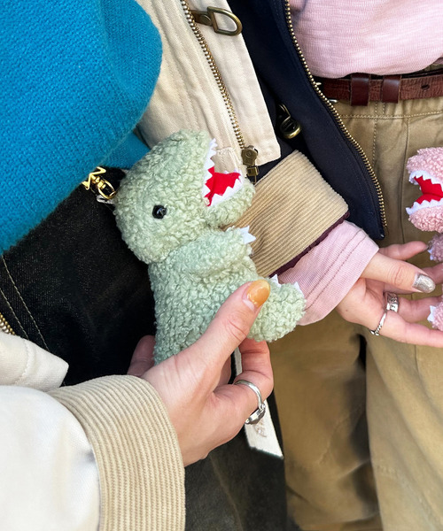 【m:rex】もこもこ恐竜ぬいぐるみキーホルダー 詳細画像