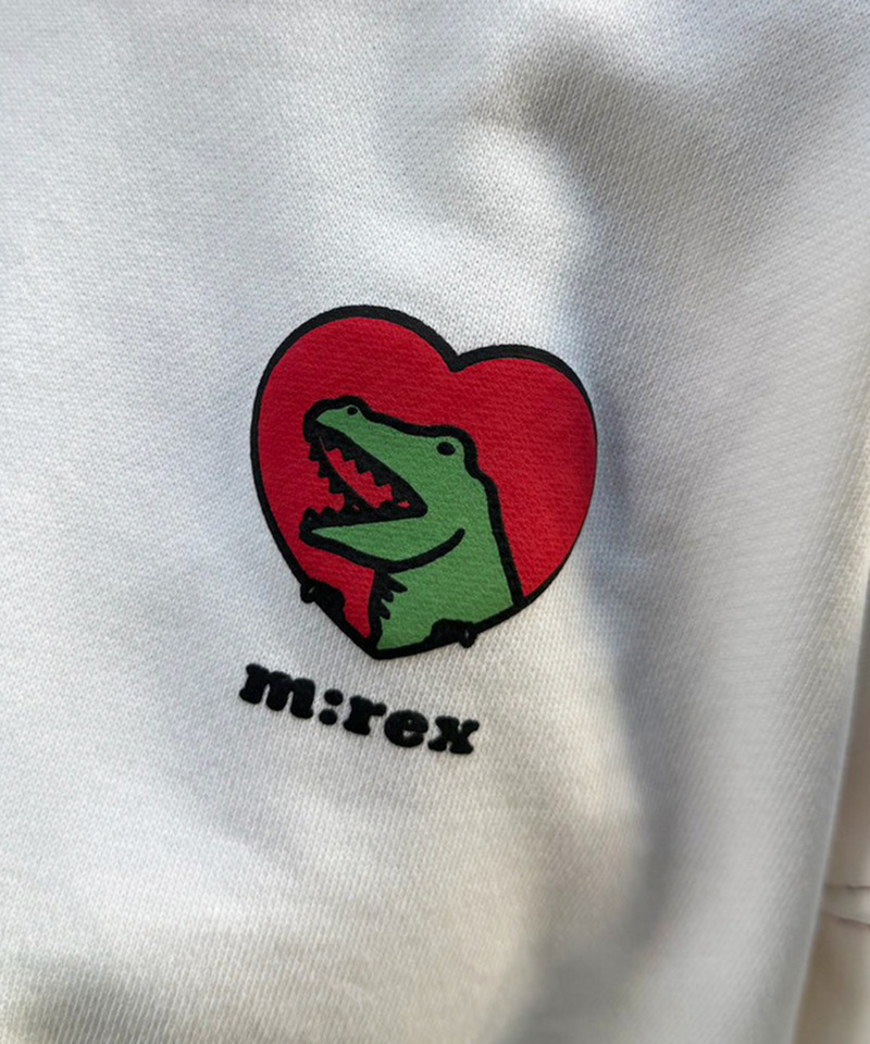 【m:rex】ハートモチーフショート丈プルオーバー 詳細画像 オフホワイト 6