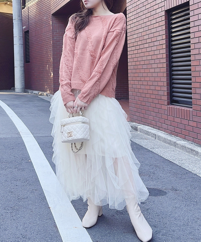 パステルニット 詳細画像 ピンク 2