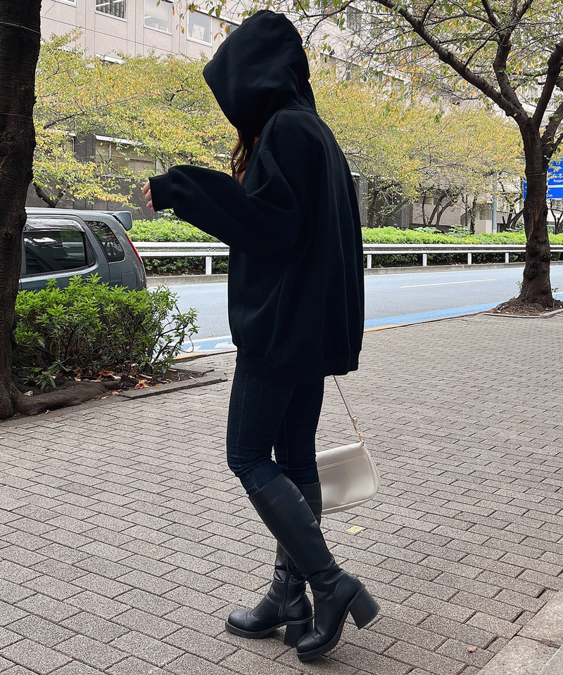 BIGサイズパーカー 詳細画像 ブラック 11