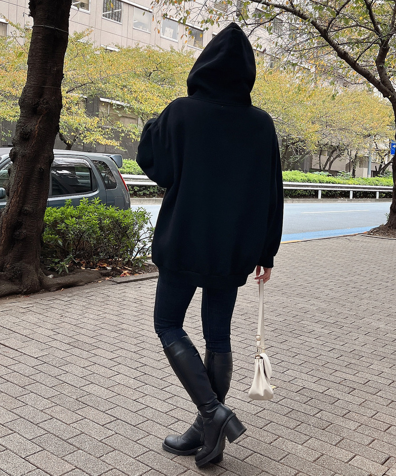 BIGサイズパーカー 詳細画像 ブラック 12