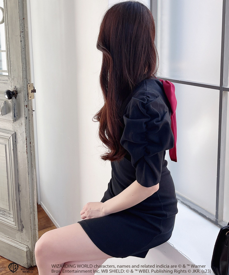 HarryPotter バックリボンタイトワンピース 詳細画像 レッド 3