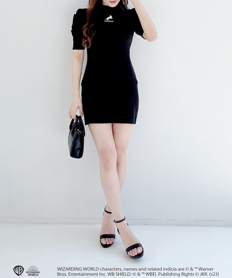 HarryPotter バックリボンタイトワンピース 詳細画像 イエロー 5