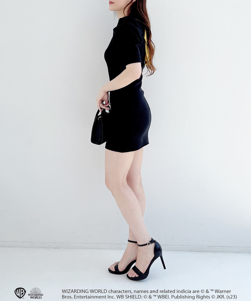 HarryPotter バックリボンタイトワンピース 詳細画像 イエロー 6