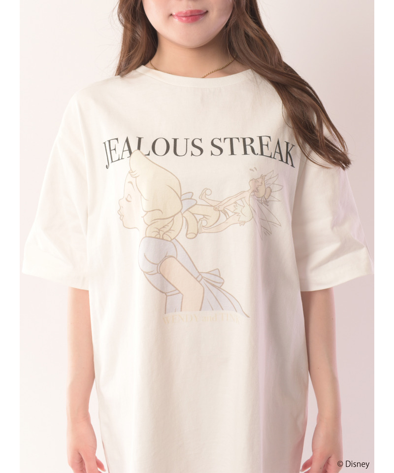 【Disney/ピーター・パン】グラフィックプリントビッグTシャツ 詳細画像 オフホワイト 12