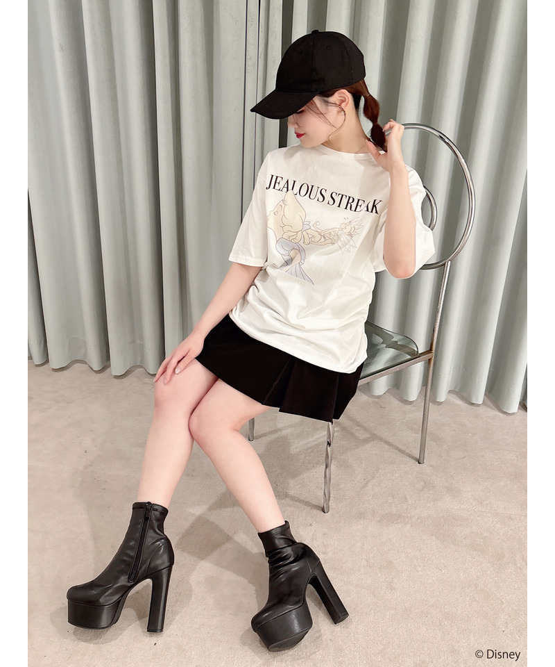 【Disney/ピーター・パン】グラフィックプリントビッグTシャツ 詳細画像 オフホワイト 2
