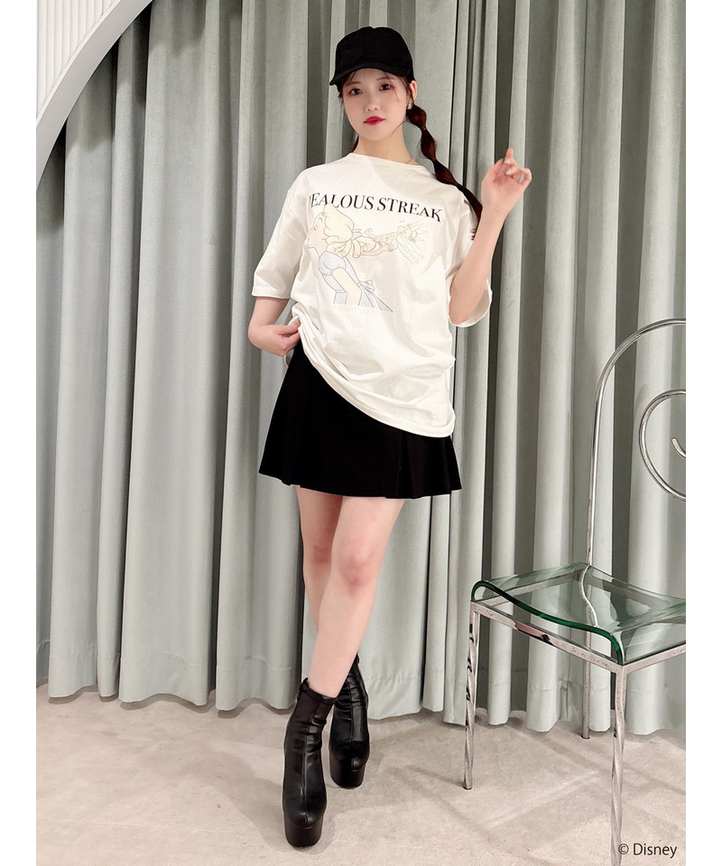 【Disney/ピーター・パン】グラフィックプリントビッグTシャツ 詳細画像 オフホワイト 3