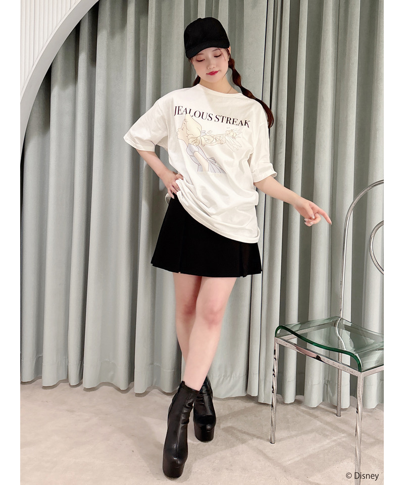 【Disney/ピーター・パン】グラフィックプリントビッグTシャツ 詳細画像 オフホワイト 4