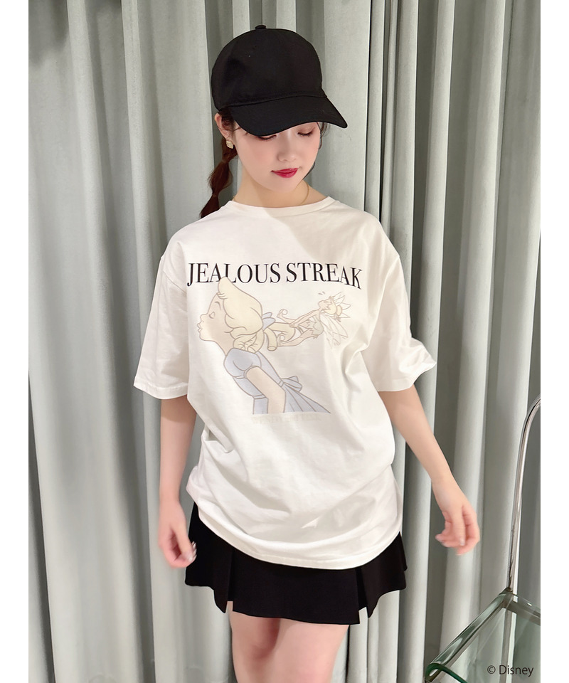 【Disney/ピーター・パン】グラフィックプリントビッグTシャツ 詳細画像 オフホワイト 5