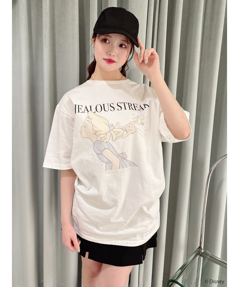 【Disney/ピーター・パン】グラフィックプリントビッグTシャツ 詳細画像 オフホワイト 6