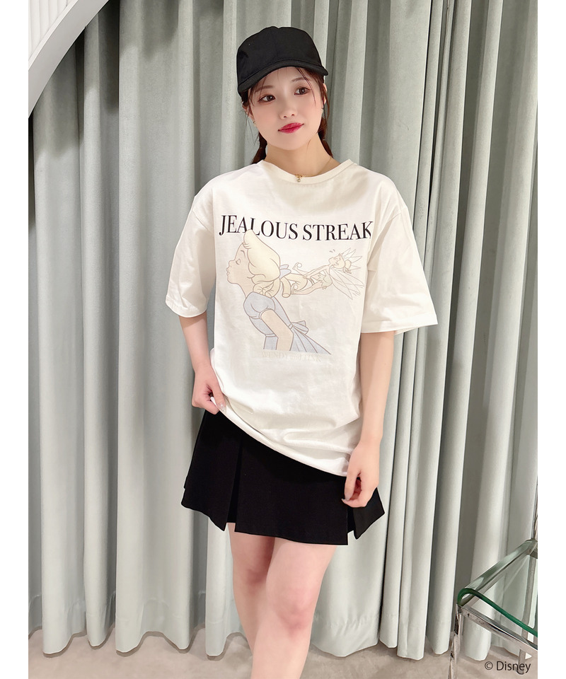 【Disney/ピーター・パン】グラフィックプリントビッグTシャツ 詳細画像 オフホワイト 7