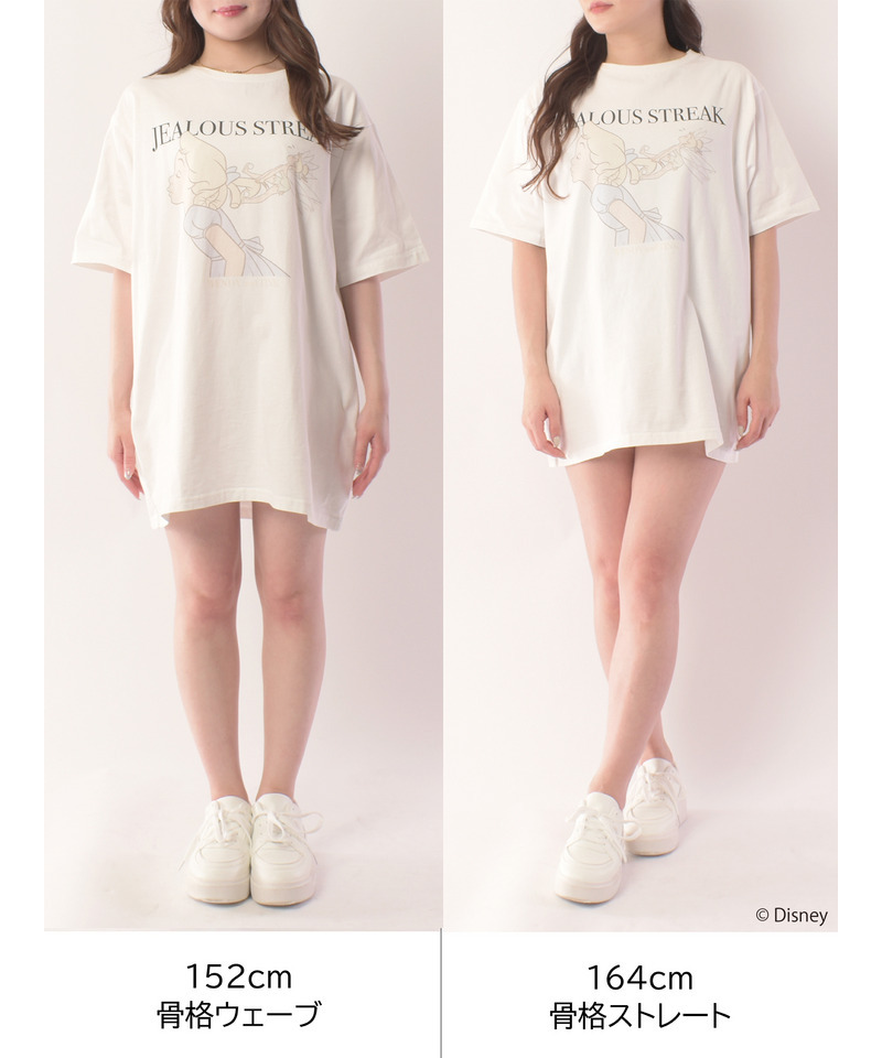 【Disney/ピーター・パン】グラフィックプリントビッグTシャツ 詳細画像 オフホワイト 9