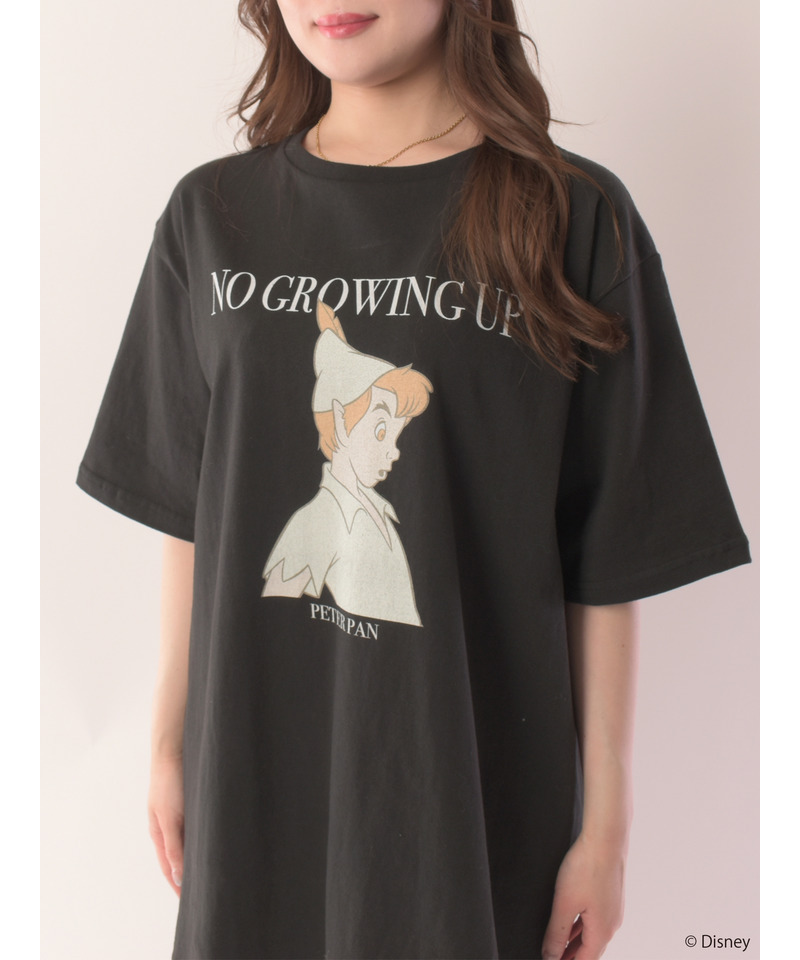 【Disney/ピーター・パン】グラフィックプリントビッグTシャツ 詳細画像 ブラック 13