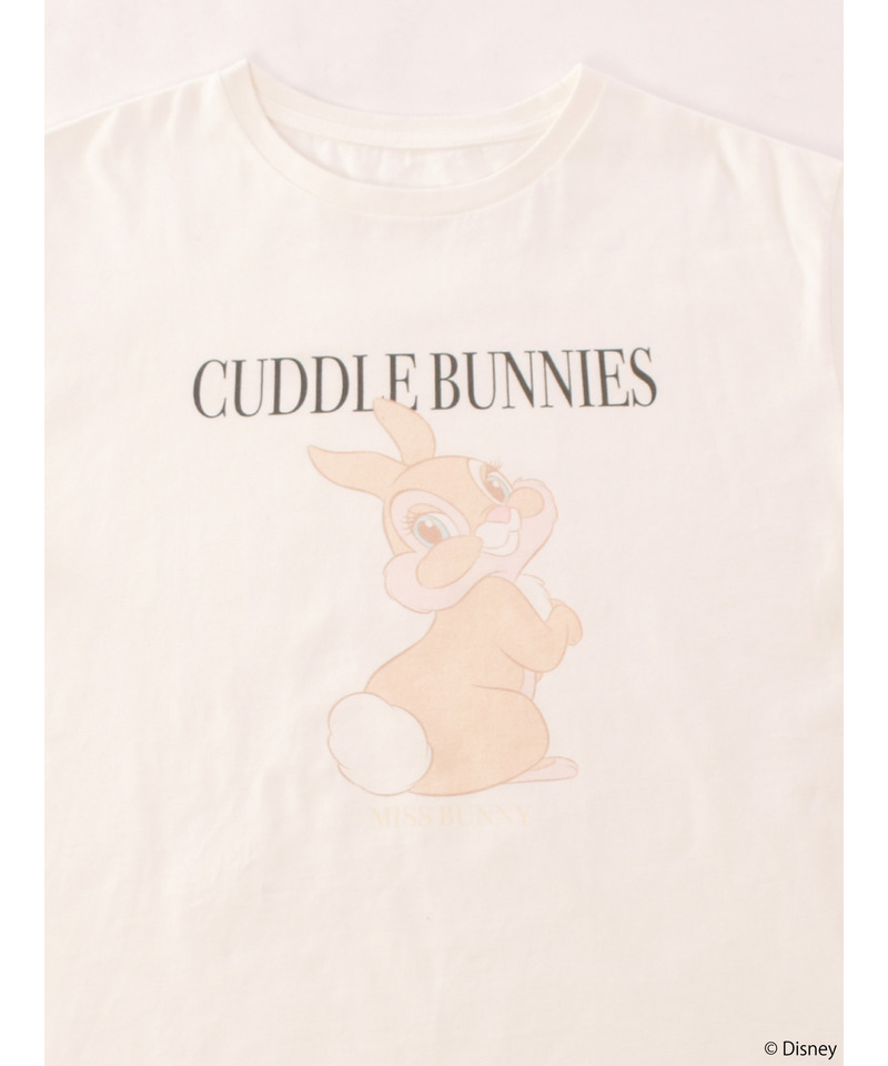 【Disney/バンビ】グラフィックプリントビッグTシャツ 詳細画像 オフホワイト 12