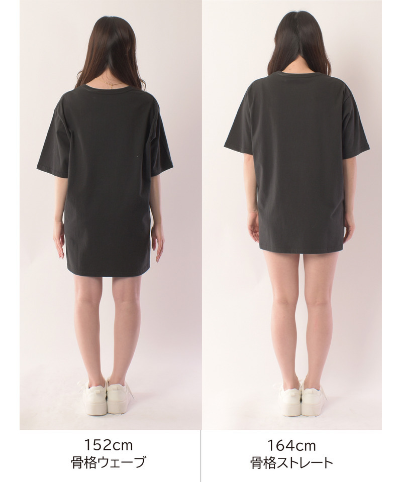 【Disney/バンビ】グラフィックプリントビッグTシャツ 詳細画像 ブラック 11
