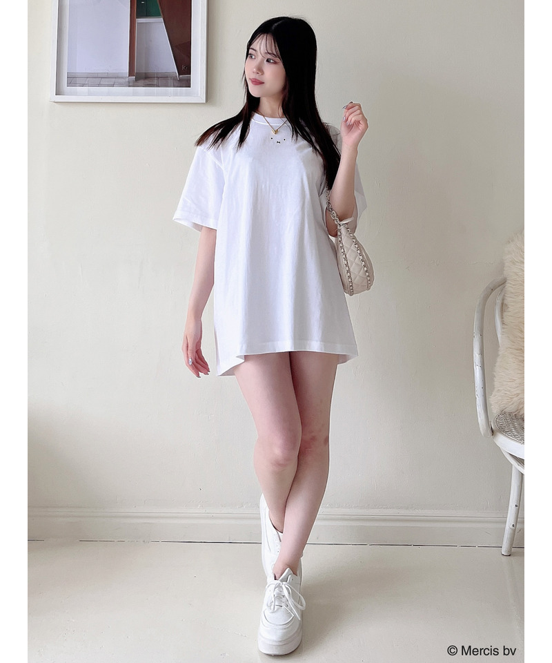 miffy ロゴプリントTシャツ 詳細画像 オフホワイト 3