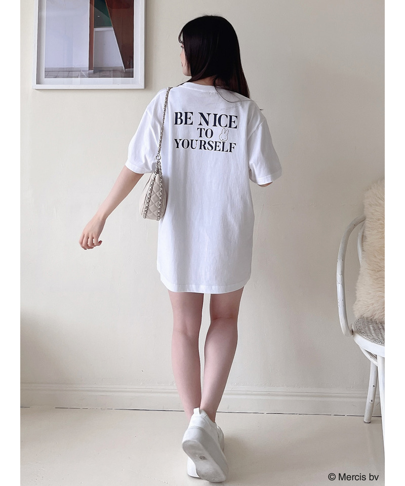 miffy ロゴプリントTシャツ 詳細画像 オフホワイト 4