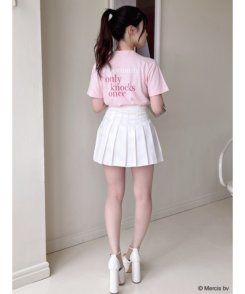 miffy バイカラーロゴプリントTシャツ 詳細画像 ピンク 11