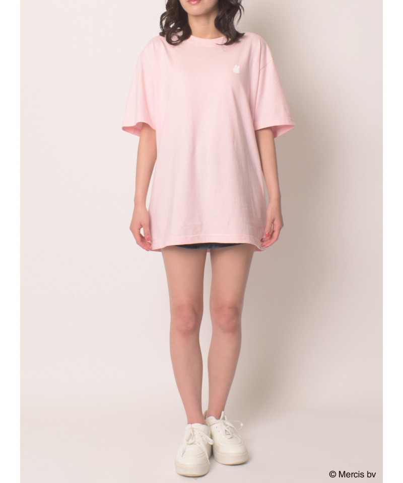 miffy バイカラーロゴプリントTシャツ 詳細画像 ピンク 15