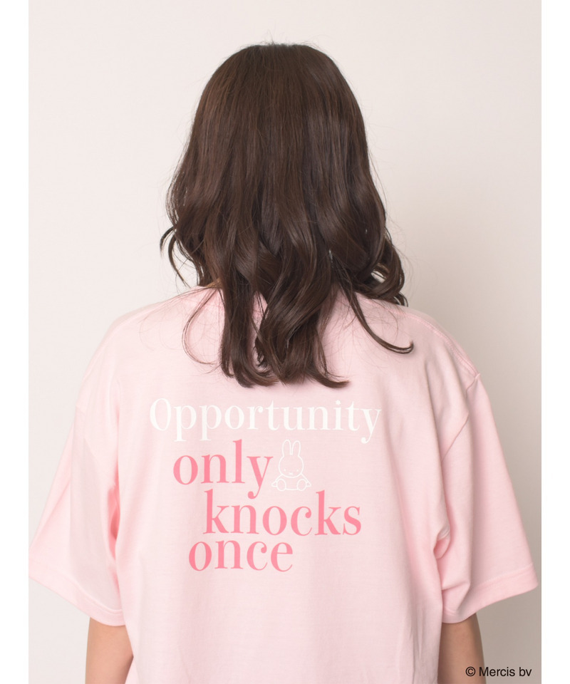 miffy バイカラーロゴプリントTシャツ 詳細画像 ピンク 16