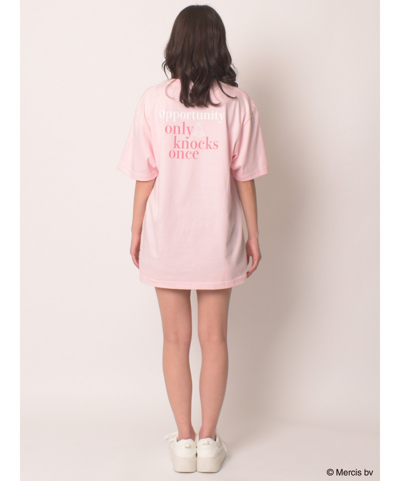 miffy バイカラーロゴプリントTシャツ 詳細画像 ピンク 19