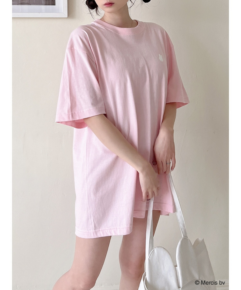 miffy バイカラーロゴプリントTシャツ 詳細画像 ピンク 3
