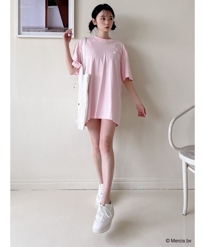 miffy バイカラーロゴプリントTシャツ 詳細画像 ピンク 6