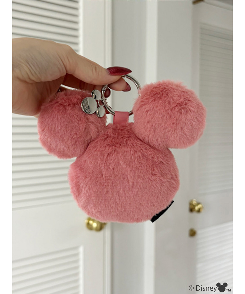 【Disney】ファーモチーフバッグチャーム 詳細画像 レッド 2