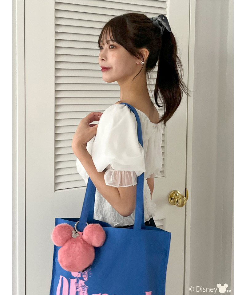 【Disney】ファーモチーフバッグチャーム 詳細画像 レッド 4