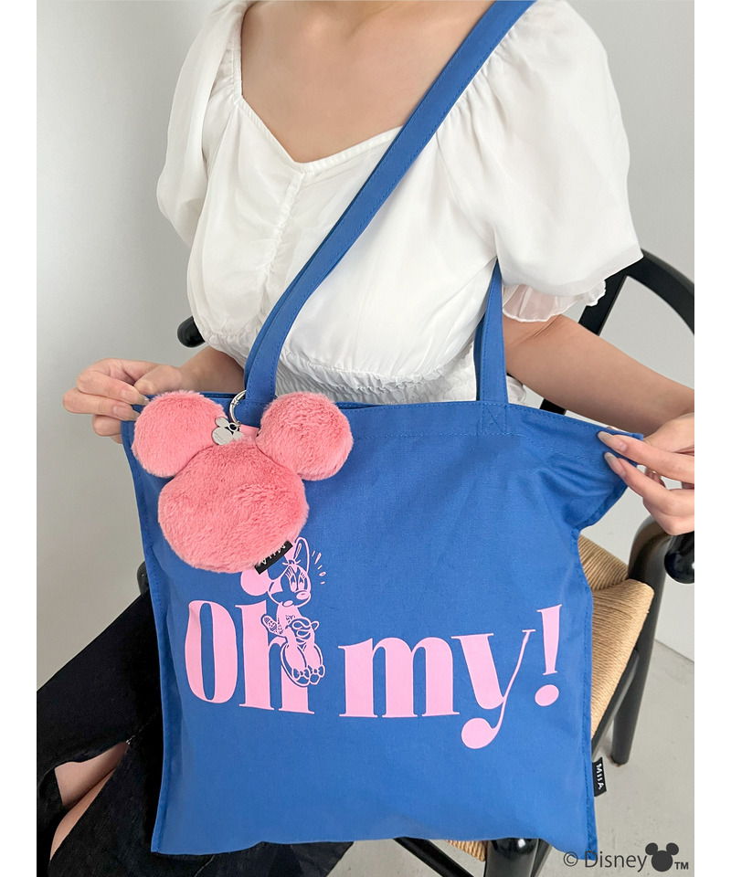 【Disney】ファーモチーフバッグチャーム 詳細画像 レッド 7