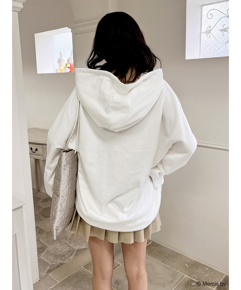 miffy オーバーサイズパーカー 詳細画像 オフホワイト 9