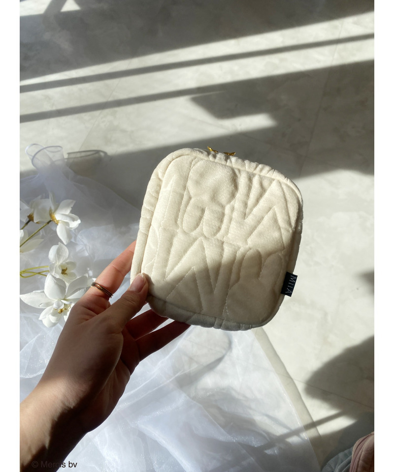 miffy ベロアキルティングポーチ 詳細画像 オフホワイト 2