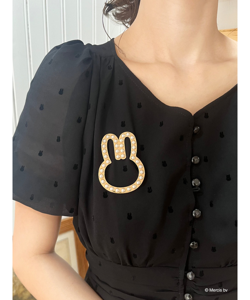 miffy パールブローチ 詳細画像 ゴールド 2