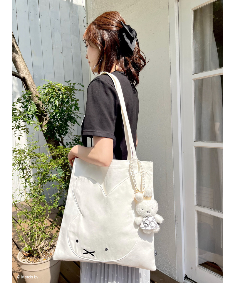 miffy ダイカットトートバッグ 詳細画像 オフホワイト 1
