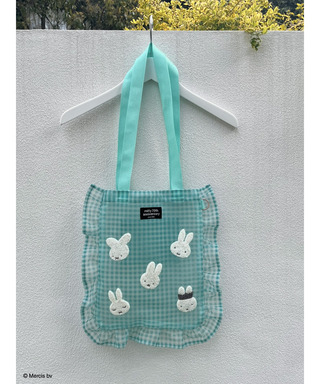 miffy ギンガムメッシュトート