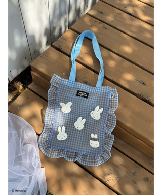 miffy ギンガムメッシュトート