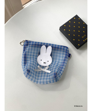 miffy ギンガムメッシュポーチ