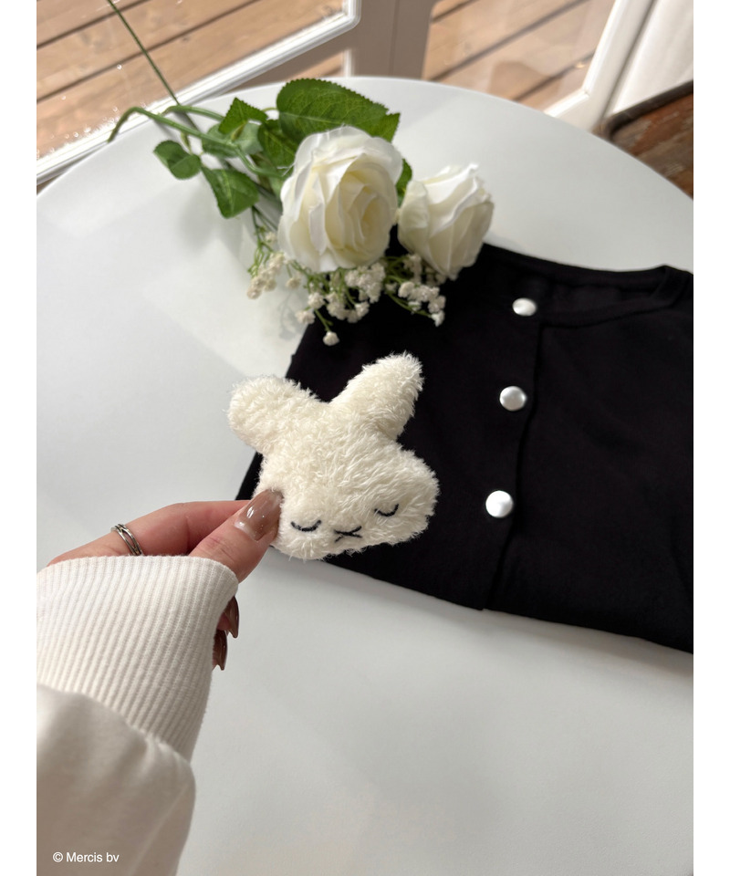 miffy マスコット付シアーカーディガン 詳細画像 ブラック 3